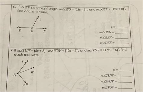 Solved 5 If M∠jkm 43∘ M∠mkl 8x−20 ∘ And M∠jkl 10x−11 ∘