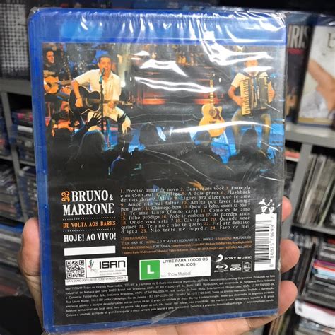 Bruno Marrone De Volta Aos Bares Blu Ray Lacrado MercadoLivre