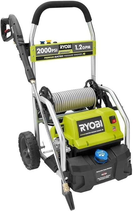 Ryobi 1900 Psi Gpm Cold Water Wheeled Electric Pressure Washer