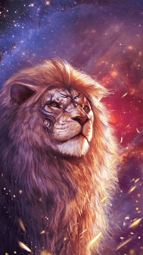 200 Galaxy Lion Backgrounds