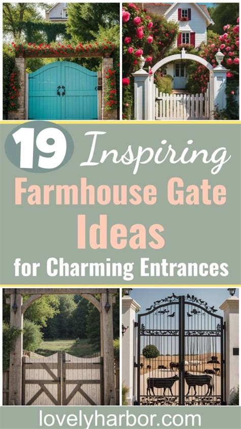 Inspiring Farmhouse Gate Ideas For Charming Entrances Lovely Harbor