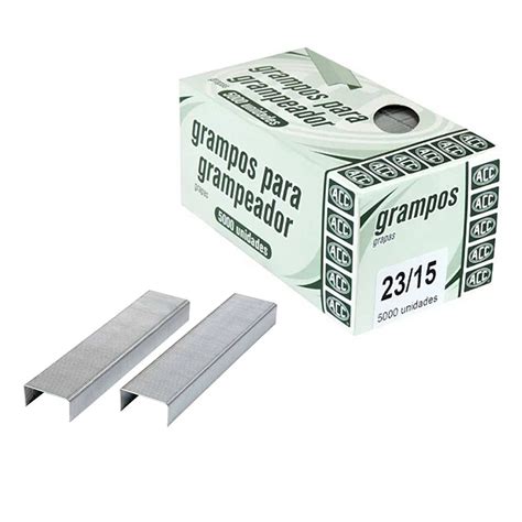 Grampos Galvanizado 23 15 Caixa 5000 Unidades Acc