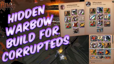 8 3 KILL Hidden WARBOW BUILD For Corrupteds Albion Online Wezt