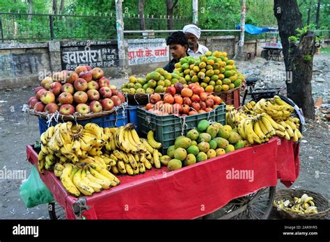 Fruit Vendor Haldwani Nainital Kumaon Uttarakhand India Asia