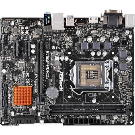ASRock B150M-HDV/D3 Intel B150 So.1151 Dual Channel DDR3 mATX Retail ...