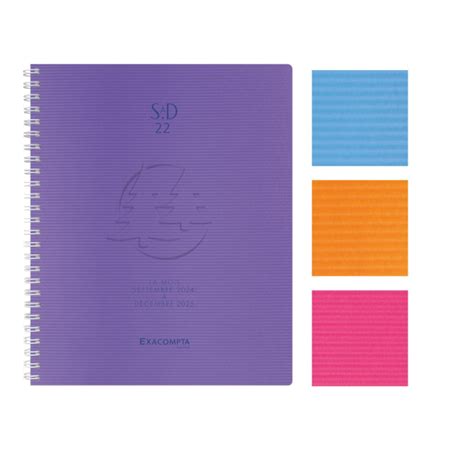 Agenda Scolaire Exacompta SAD 22S 16 MOIS 18 5 X 22 5 Cm 1