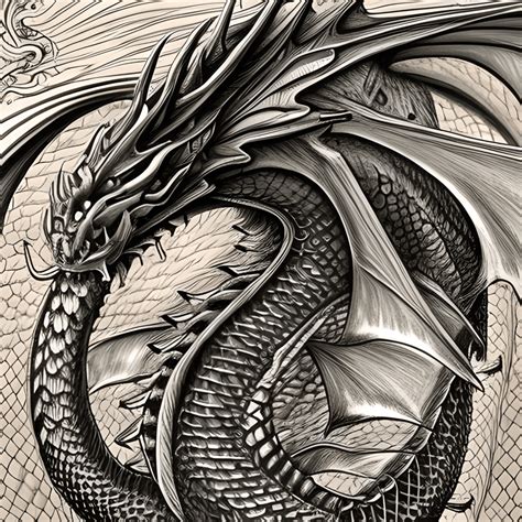 God Dragon Graphic · Creative Fabrica