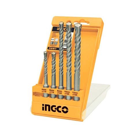 Ingco Akd2048 4pcs Sds Plus Hammer Drill Bits Set