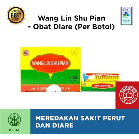 Jual Wang Lin Shu Pian Obat Diare Sakit Perut Per Botol Shopee