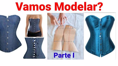 DIY Como fazer Modelagem Base Corselet Costura fácil passo a passo p