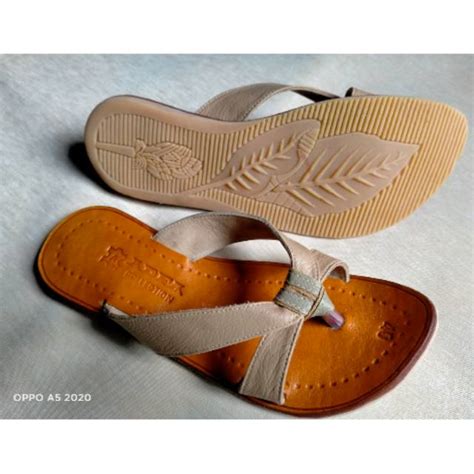 Jual Sandal Kulit Wanita Taslir Nabati Asli Produk Magetan Shopee