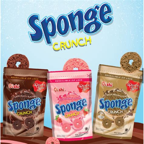 Jual OISHI SPONGE CRUNCH 100gr Shopee Indonesia