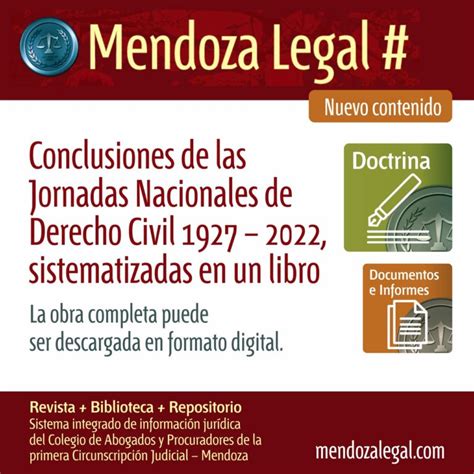 Conclusiones De Los Congresos Y Jornadas Nacionales De Derecho Civil