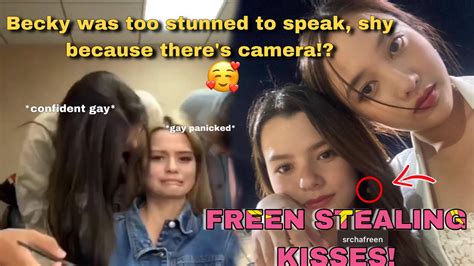 Freenbecky Look Freen Steal A Kiss From Becky Everything Is