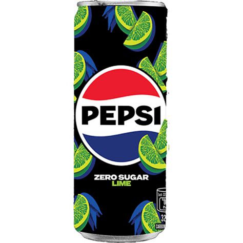 Pepsi Zero Sugar Lime Soda In Can Ml Soft Drinks Walter Mart