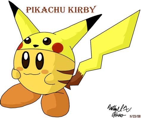 Kirby - Pikachu by BlazingGanondorf on DeviantArt