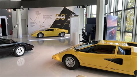 The 1971 Lamborghini Countach LP 500 reconstruction is officially unveiled at a special event ...