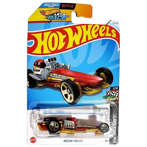 Hot Wheels Rockin Wheels - Hot Wheels Mattel Hot Wheels Let's Race HW Race Day Rockin' Railer 75/ ...