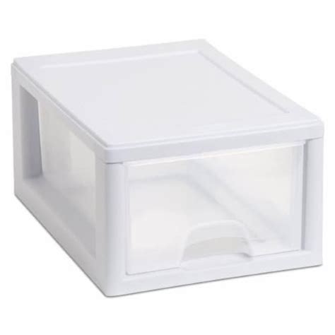 Sterilite Small Box Modular Stacking Storage Drawer Container Closet 6