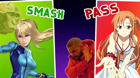 Smash Or Pass Anime Game Edition Youtube