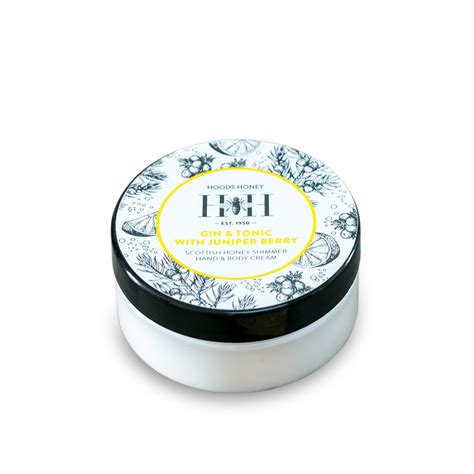 Gin & Tonic with Juniper Berry Hand and Body Cream - Hoods Honey