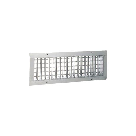 Grille De Soufflage Acier Peint Gcf Double D Flexion X Mm