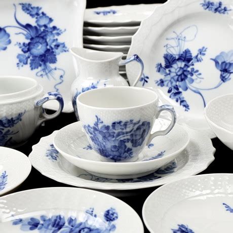 Kaffeservis Bl Blomster Delar Porslin Royal Copenhagen