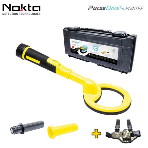 Detector De Metales Nokta Pulse Dive 2en1 Scuba Amarillo Funda Egecol