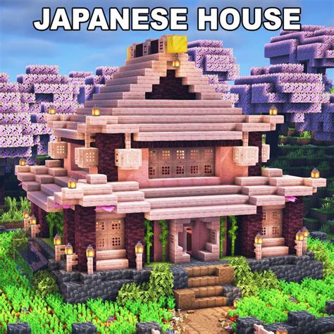 Marchiworx On Instagram Minecraft Cherry Japanese House ⚒️ Rate From 1 10 🎥 Full Tutorial On