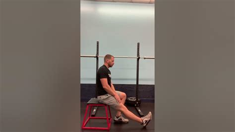 Seated Knee Extension Stretch Youtube