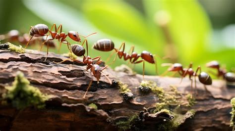 Premium Photo Macro World Of Ants Exploring Natures Tiny Wonders