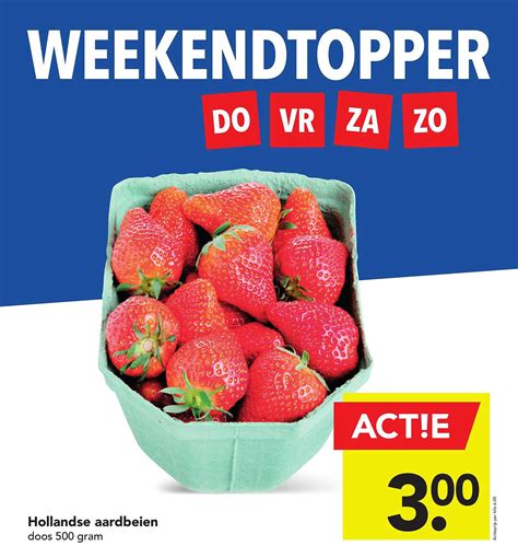 Hollandse Aardbeien Aanbieding Bij Deen Folders Nl