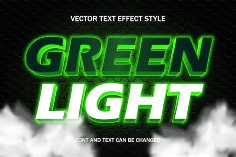 Gr Nes Licht Schriftart Typografie Schriftzug D Editierbarer