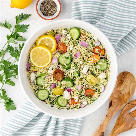 Easy Lemon Orzo Salad Entirely Elizabeth