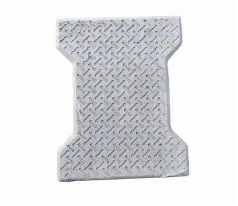 Concrete I Shape Interlocking Tiles Size 2x2 Feet At Rs 17 Piece In