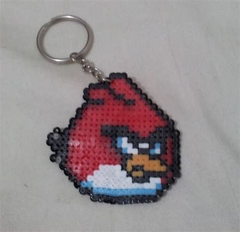 Angry Birds Hama Beads Keyring By Nubererer On Deviantart