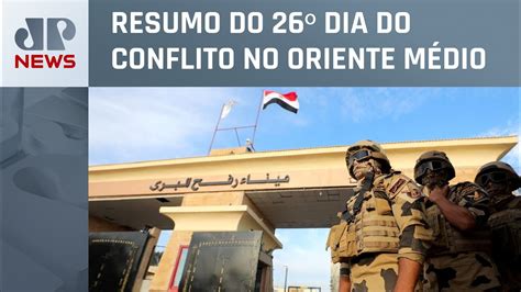 Moradores Da Faixa De Gaza Conseguem Passar Pela Fronteira Egito