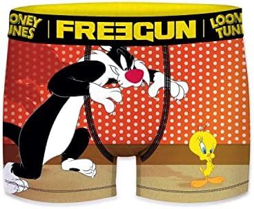 Freegun Boxer Homme Bugs Bunny Taz Titi Cale On Homme Looney Tunes