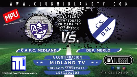 MIDLAND VS DEP MERLO EN VIVO YouTube