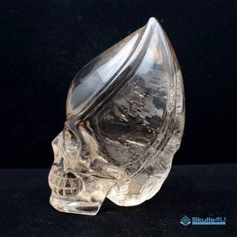 Citrine Conehead Skull With 2 Faces By Leandro Gemstone Skullgemstone