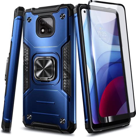 Nagebee Case For Motorola Moto G Power With Tempered Glass Screen