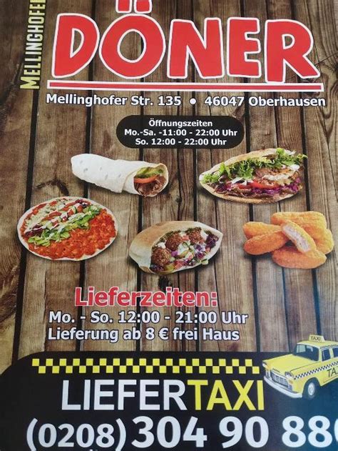 Carta del restaurante Mellinghofer Döner Oberhausen