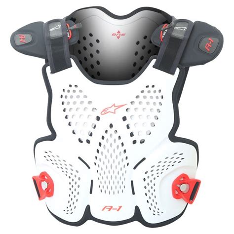 Alpinestars A Roost Guard Body Armour White Black Red Next Day