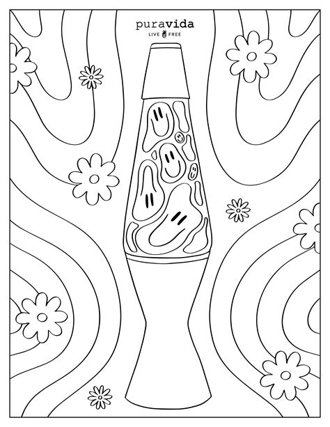 Preppy Printable Coloring Pages