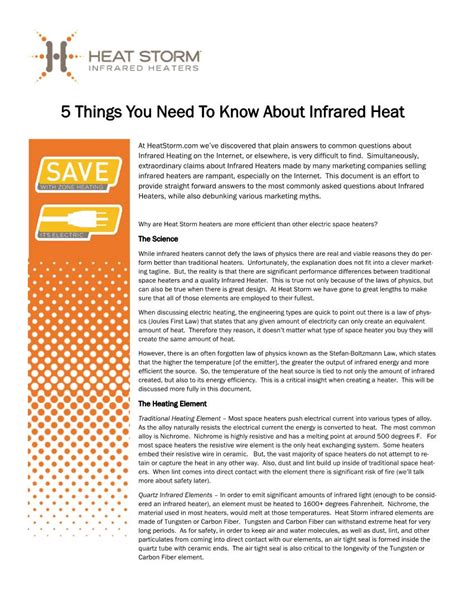 5 Things You Need To Know About Infrared Heat Docslib