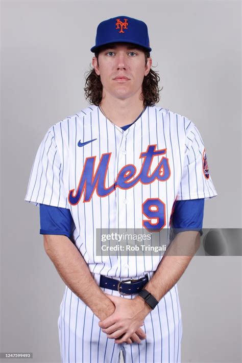 Connor Grey of the New York Mets poses for a photo during the New ...