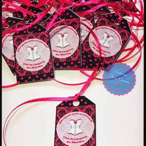 Tag Chá de Lingerie cm Elo Produtos Especiais