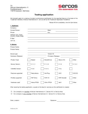 Fillable Online Application For Certificate Of Product Conformance Fax