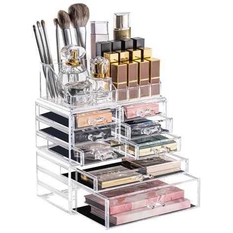 Buy DreamGenius Makeup Organizer 3 Pieces Acrylic Cosmetic Storage