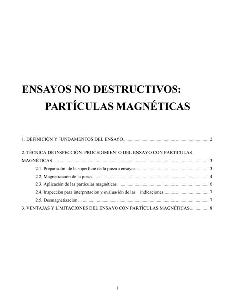 2 particulas magneticas ENSAYOS NO DESTRUCTIVOS PARTÍCULAS